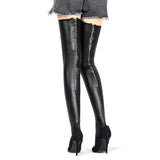 Latex Stay Up Stockings with Zipper