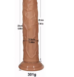 Realistinen Imukuppi Dildo 14,5-24cm