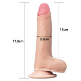 Movable Foreskin Dildo 17.8cm
