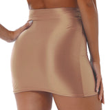 Keinonahkainen Minihame