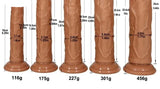 Realistinen Imukuppi Dildo 14,5-24cm