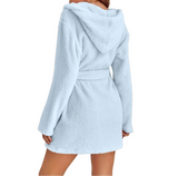 Naisten Hupullinen Lämmin Aamutakki