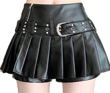 Tekonahkainen Gootti Minihame