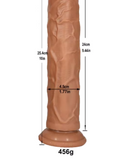 Realistinen Imukuppi Dildo 14,5-24cm