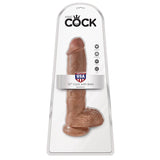 KING COCK Realistinen Imukuppidildo Kiveksillä 25.4cm