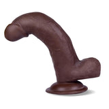TPE Dildo Liikkuvalla Esinahalla 20.3cm