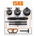 Säädettävä Käsi Levytankosarja 15kg-40kg - RA Tarvike