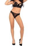 Corsetti Caniave Bra And Panty Set Black