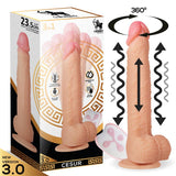 Realistinen Dildovibraattori Sykkii Työntää Ja Värisee! 18.8cm - RA Tarvike